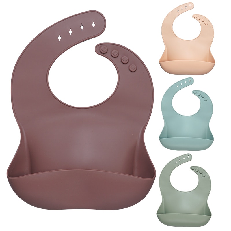 Baby Silicone Bib Feeding Bib